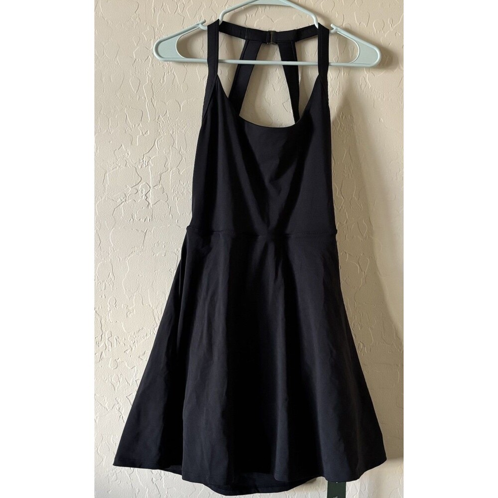Halara Womens SoftlyZero Airy Backless Twisted Active Dress Medium EZPZ Shorts